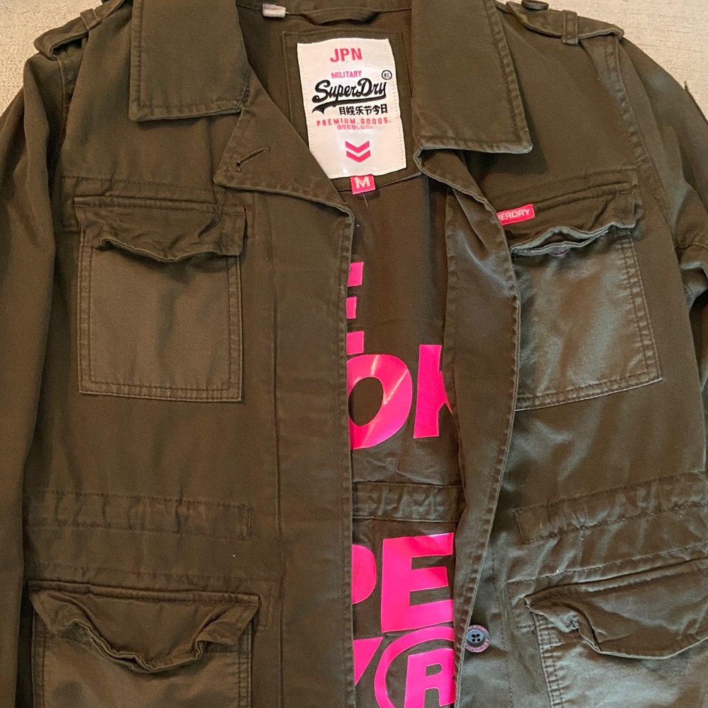 Superdry Khaki Utility Jacket